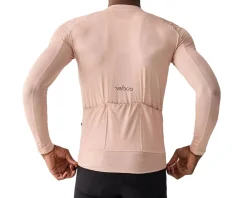 Velocio Jerseys|Ultralight Mesh Long Sleeve Jersey (Misty Rose) (S)