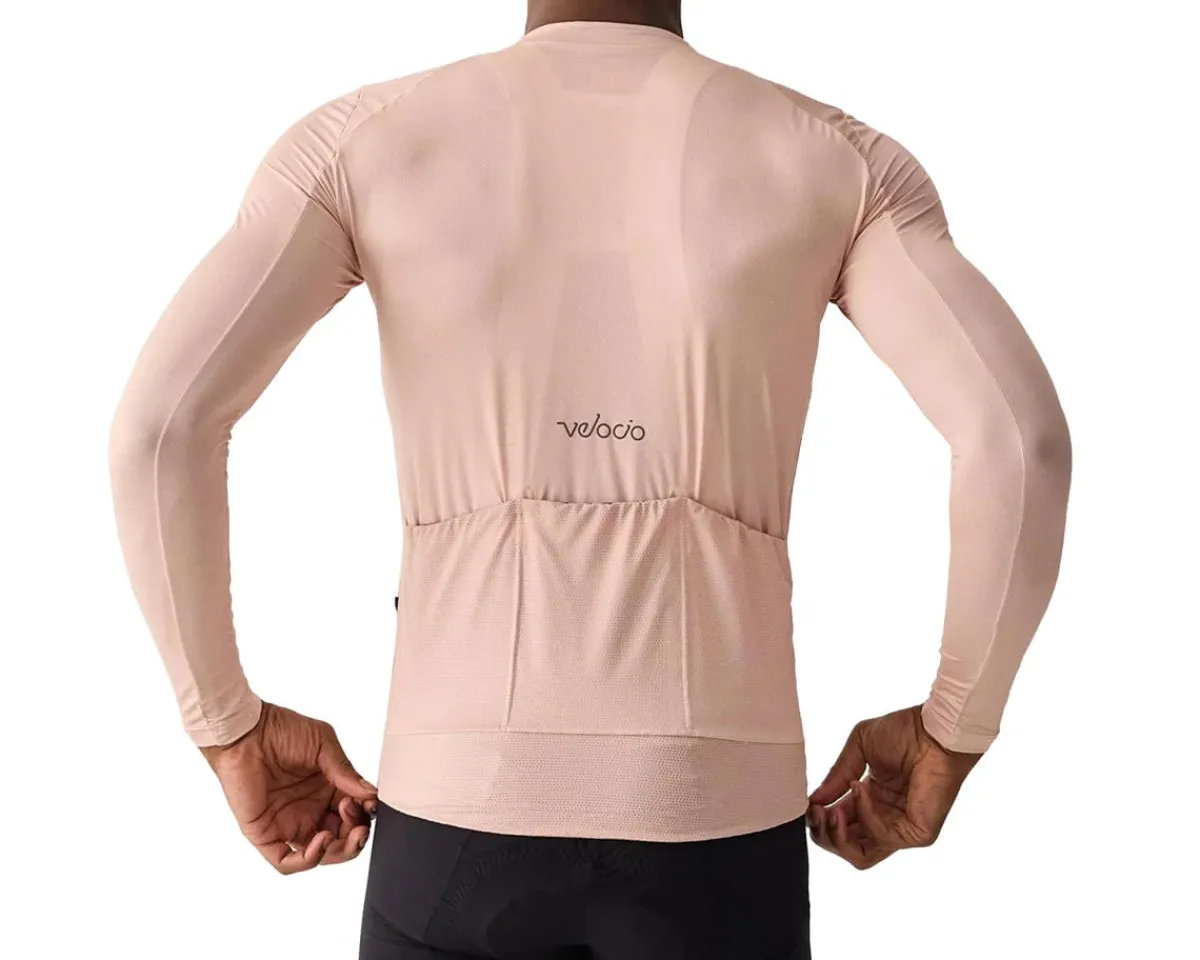 Velocio Jerseys|Ultralight Mesh Long Sleeve Jersey (Misty Rose) (S)