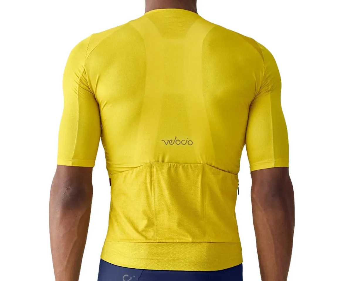 Velocio Jerseys|Summer Essentials|Ultralight Mesh Short Sleeve Jersey (Sulphur) (XS)