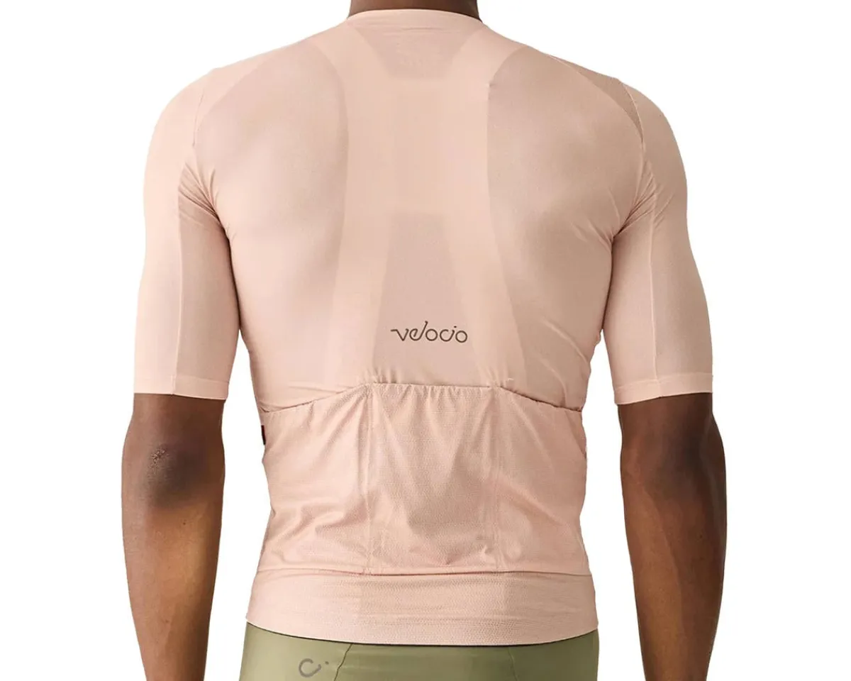 Velocio Jerseys|Summer Essentials|Ultralight Mesh Short Sleeve Jersey (Misty Rose) (M)