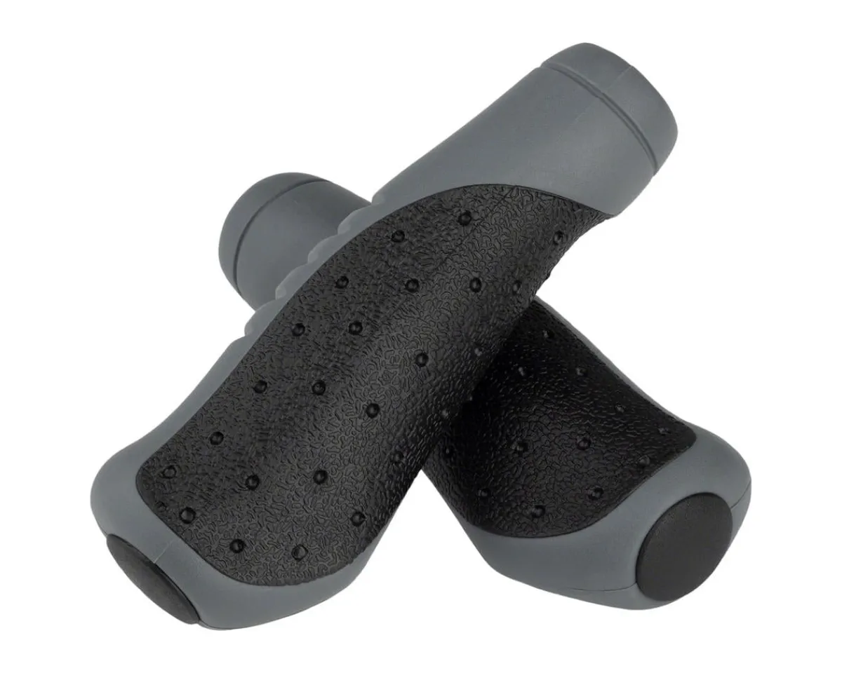 Velo Grips & Handlebar Tape|Handlz-D2W Ergo Mountain Grips (Grey/Black)