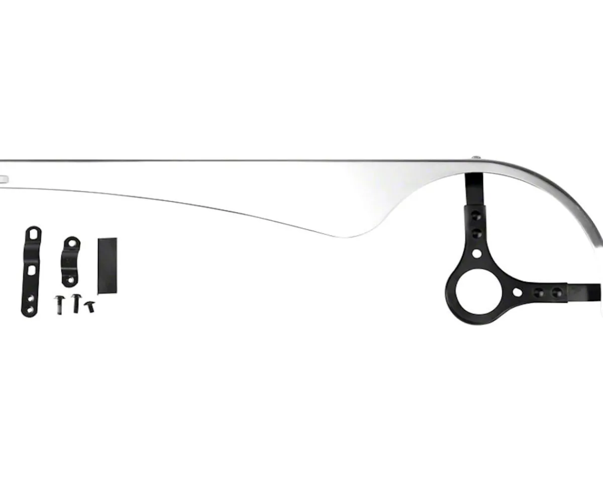 Velo Orange Chainrings & Accessories|Alloy Chainguard (Silver) (44T)