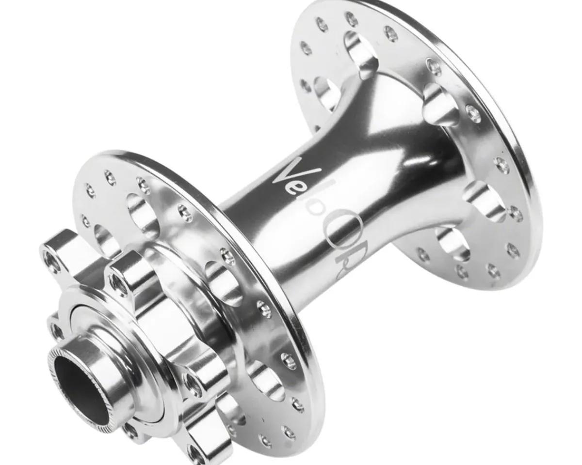 Velo Orange Wheels & Parts|Front Hub (Silver) (QR x 100mm/12mm/15mm Thru) (6-Bolt) (32H)
