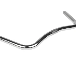 Velo Orange Handlebars|Porteur Drop Handlebar (Silver) (25.4mm) (48cm) (85° Sweep)