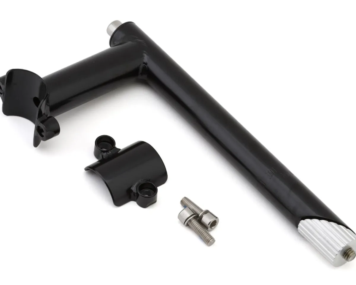 Velo Orange Stems & Parts|Quill Stem (Black) (31.8mm Clamp) (100mm) (22.2-24tpi)