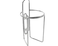 Velo Orange Bottle Cages & Mounts|Retro Stainless Water Bottle Cage w/ Tab (Polished)
