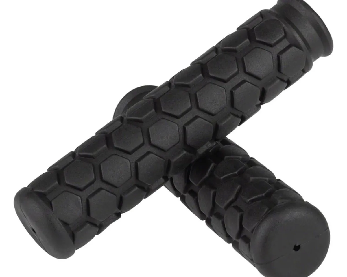 Velo Grips & Handlebar Tape|VLG-100 Hex MTB Slip-On Grips (Black)