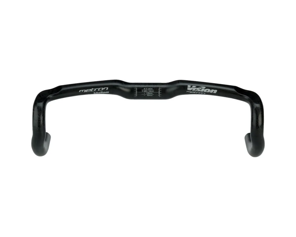 Vision Handlebars|Metron 4D Carbon Handlebar (Black) (31.8mm) (44cm)