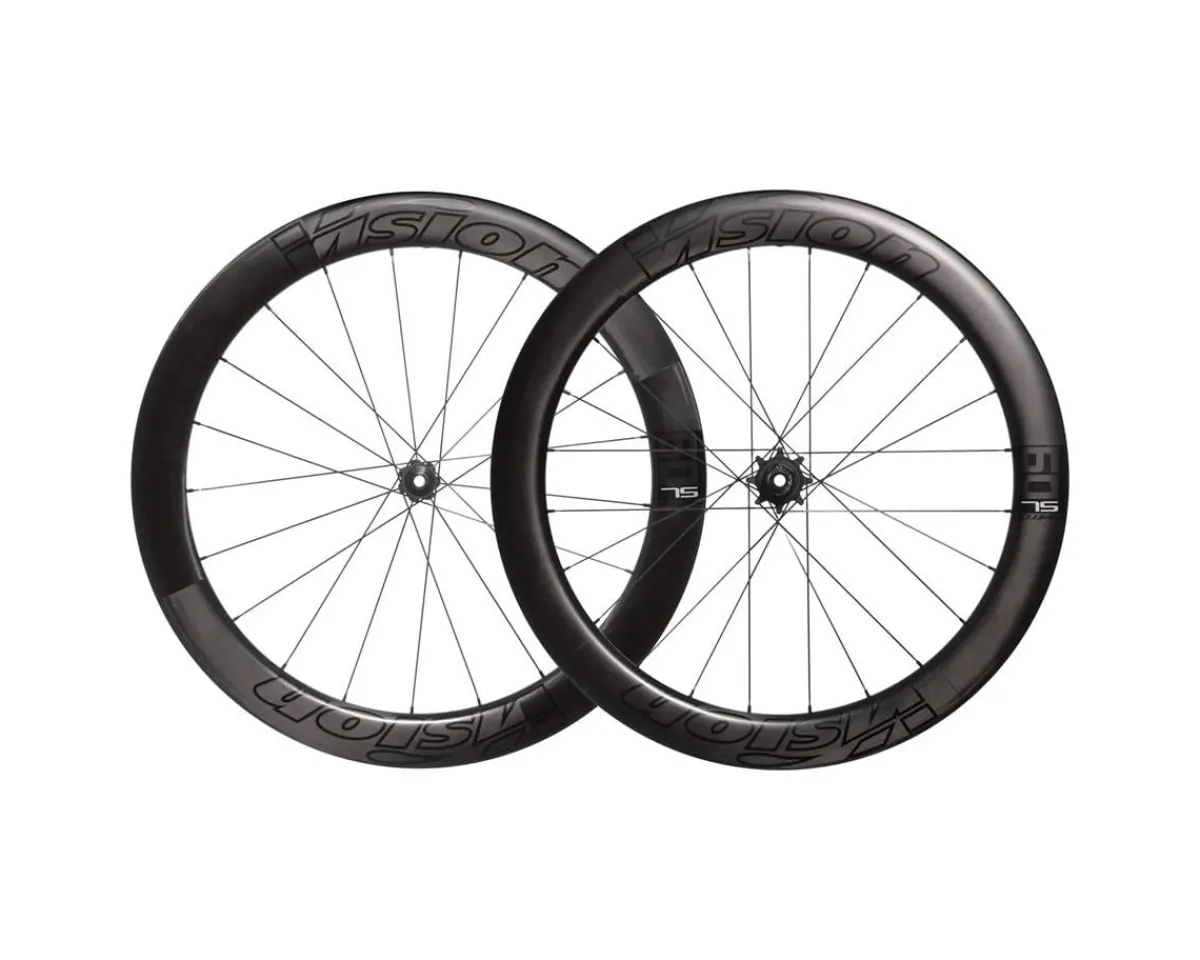 Vision Wheels & Parts|Metron 60 SL TL Disc Wheelset (Black) (Centerlock) (Shimano HG 11/12) (700c) (12 x 100/142mm) (Tubeless)