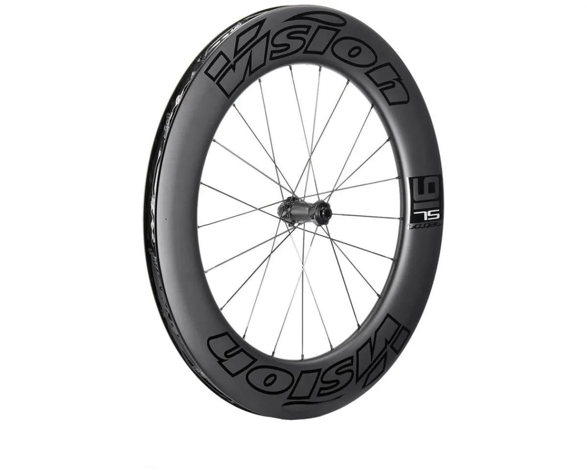 Vision Wheels & Parts|Metron 91 TL Front Wheel (Black) (Centerlock) (700c) (12 x 100mm) (Tubeless)