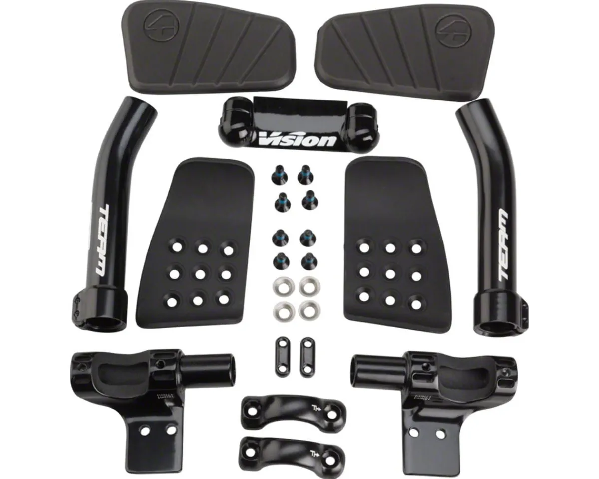 Vision Handlebars|Team Mini Clip-On Aero Bars (Black)