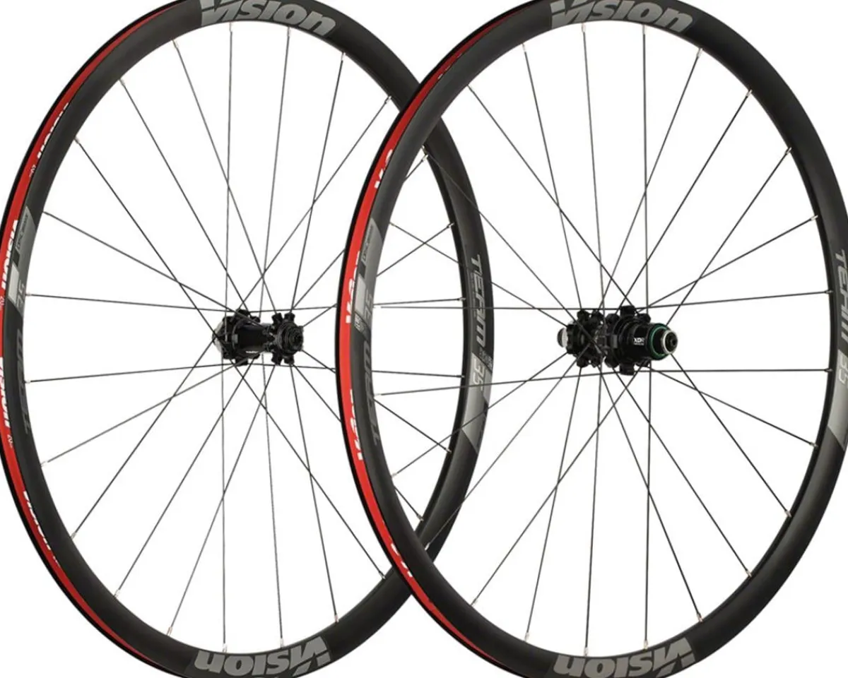 Vision Wheels & Parts|Team 35 Wheelset (Black) (Centerlock) (Tubeless) (SRAM XDR) (Wheelset) (12x100mm, 12x142mm) (700c)