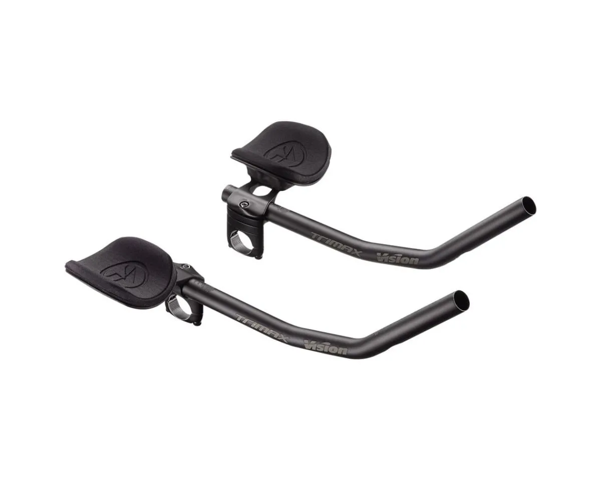 Vision Handlebars|TriMax Alloy Clip-On Bars (210–360mm) (J-Bend) (Alloy)