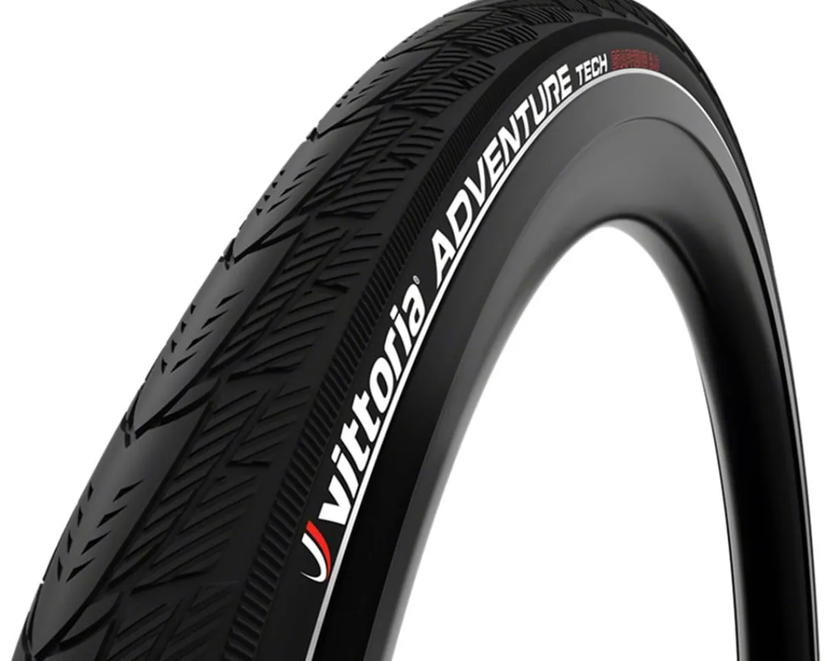 Vittoria Tires|Holiday Shopping|Adventure Tech Urban/Touring Tire (Black/Reflective) (700c) (35mm) (Wire) (Graphene 2.0)