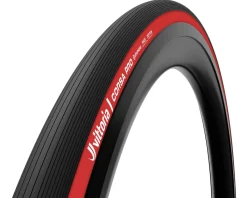 Vittoria Holiday Shopping|Corsa PRO Limited Edition Tubeless Road Tire (Black/Red) (700c) (28mm) (Cotton-Tech/Race Formulation)