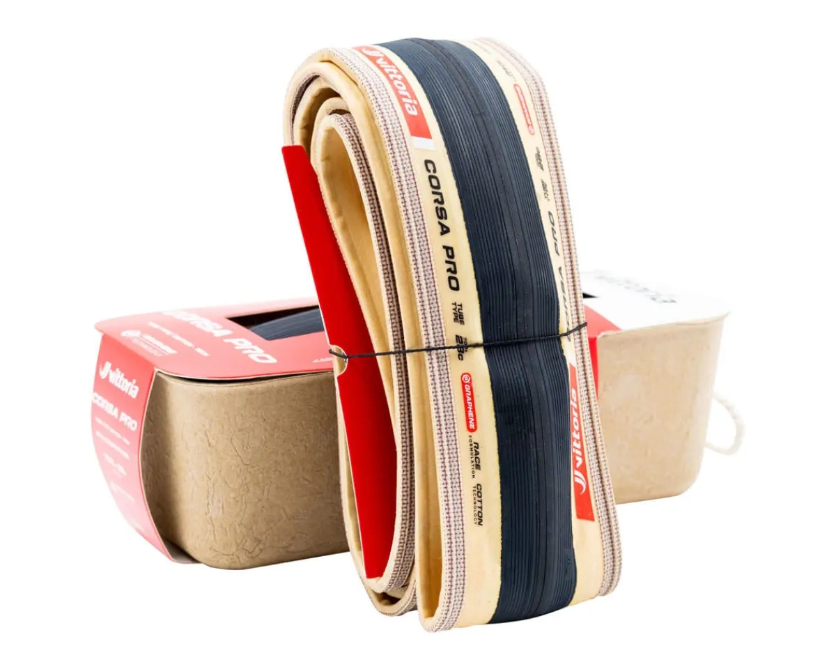 Vittoria Tires|Holiday Shopping|Corsa Pro Road Bike Tire (Para) (Tube-Type) (700c) (26mm) (Folding) (Graphene + Silca G2.0)