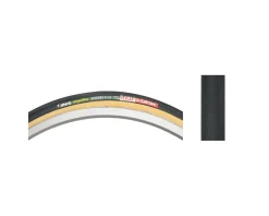Vittoria Tires|Juniores Tubular Tire (Black/Tan) (650c) (21mm) (Folding)