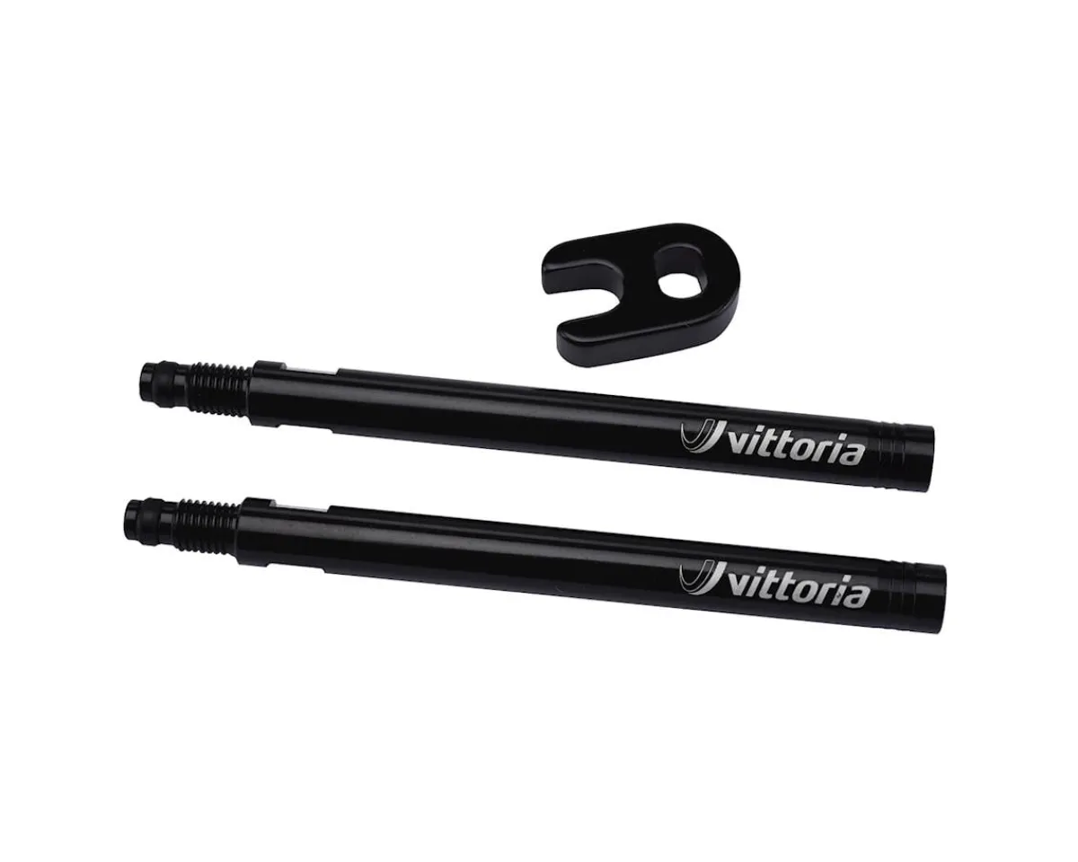 Vittoria Tire & Tube Accessories|60mm Valve Extensions (Black)