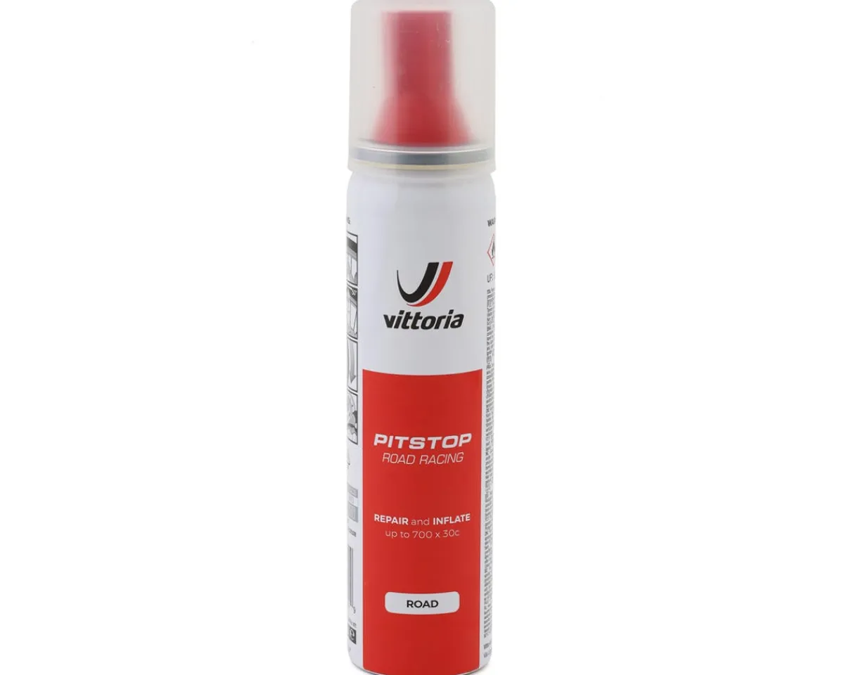 Vittoria Tubeless Tire Tools|Tire & Tube Accessories|Pit Stop Road Inflator & Sealant (75ml) (Presta Only)
