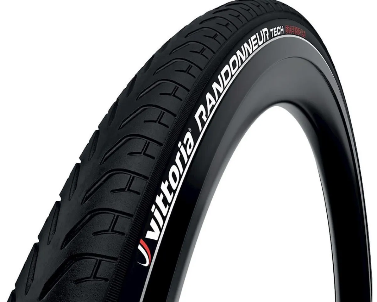 Vittoria E-Bike Parts|Tires|Randonneur Tech City Tire (Black/Reflective) (700c) (40mm) (Wire) (Graphene 2.0)