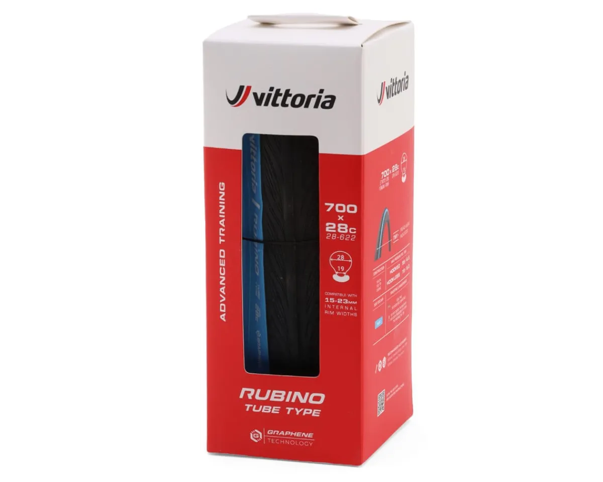 Vittoria Tires|Rubino V G2.0 Tire (Blue) (700c) (28mm) (Tube-Type) (Graphene + Silica)