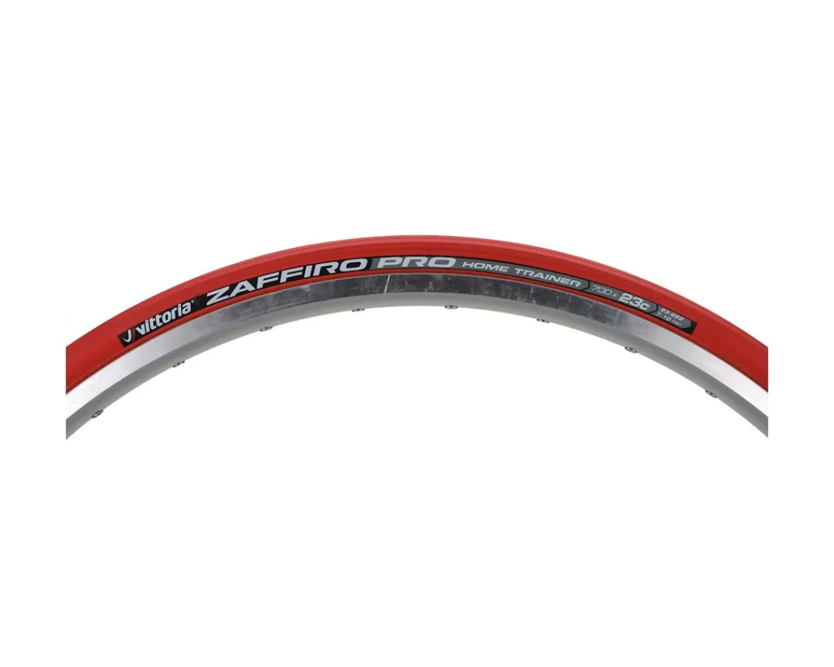 Vittoria Indoor Trainers|Tires|Zaffiro Pro Home Trainer Tire (Red) (Folding) (700c) (35mm)