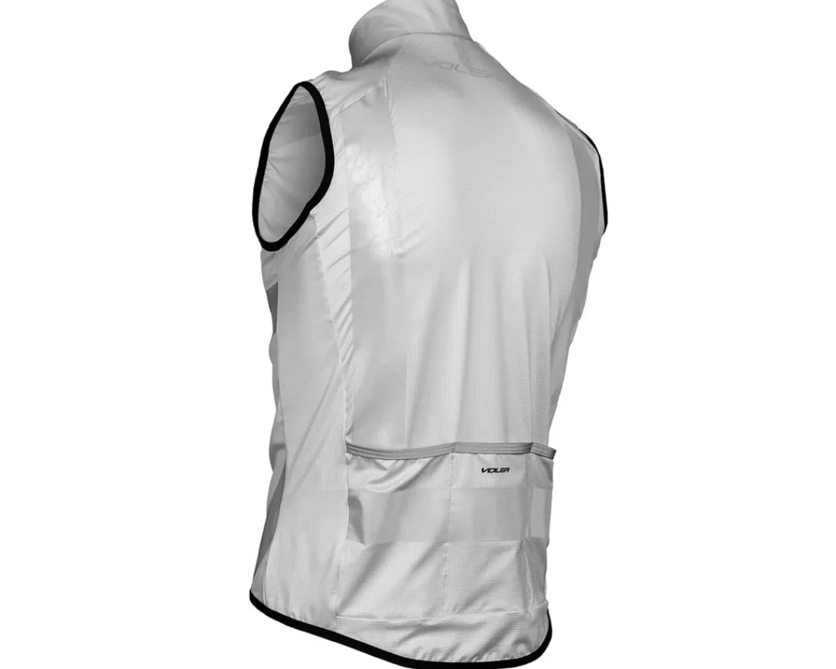 Voler Jackets & Vests|Clothing Sale|Men's Reflective Wind Vest (Limestone) (XS)