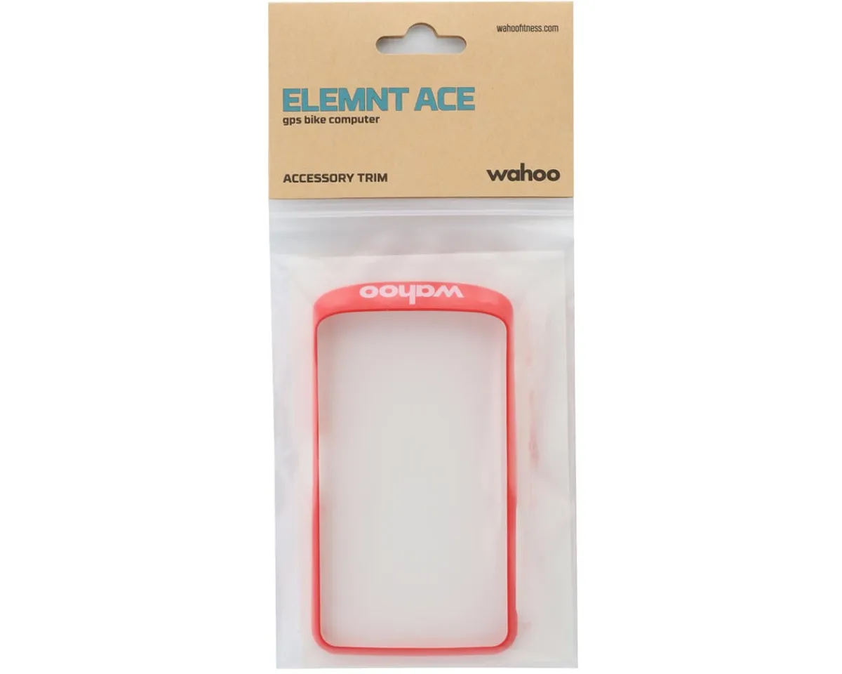 Wahoo Fitness Bike Computers|ELEMNT ACE Color Trim (Red)