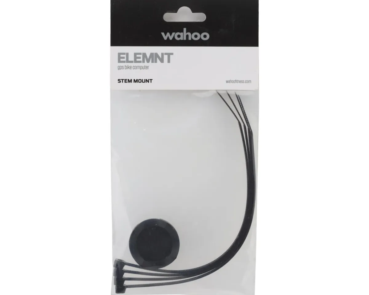 Wahoo Fitness Bike Computers|Mounts & Handlebar Accessories|ELEMNT GPS Computer Stem Mount (Black)