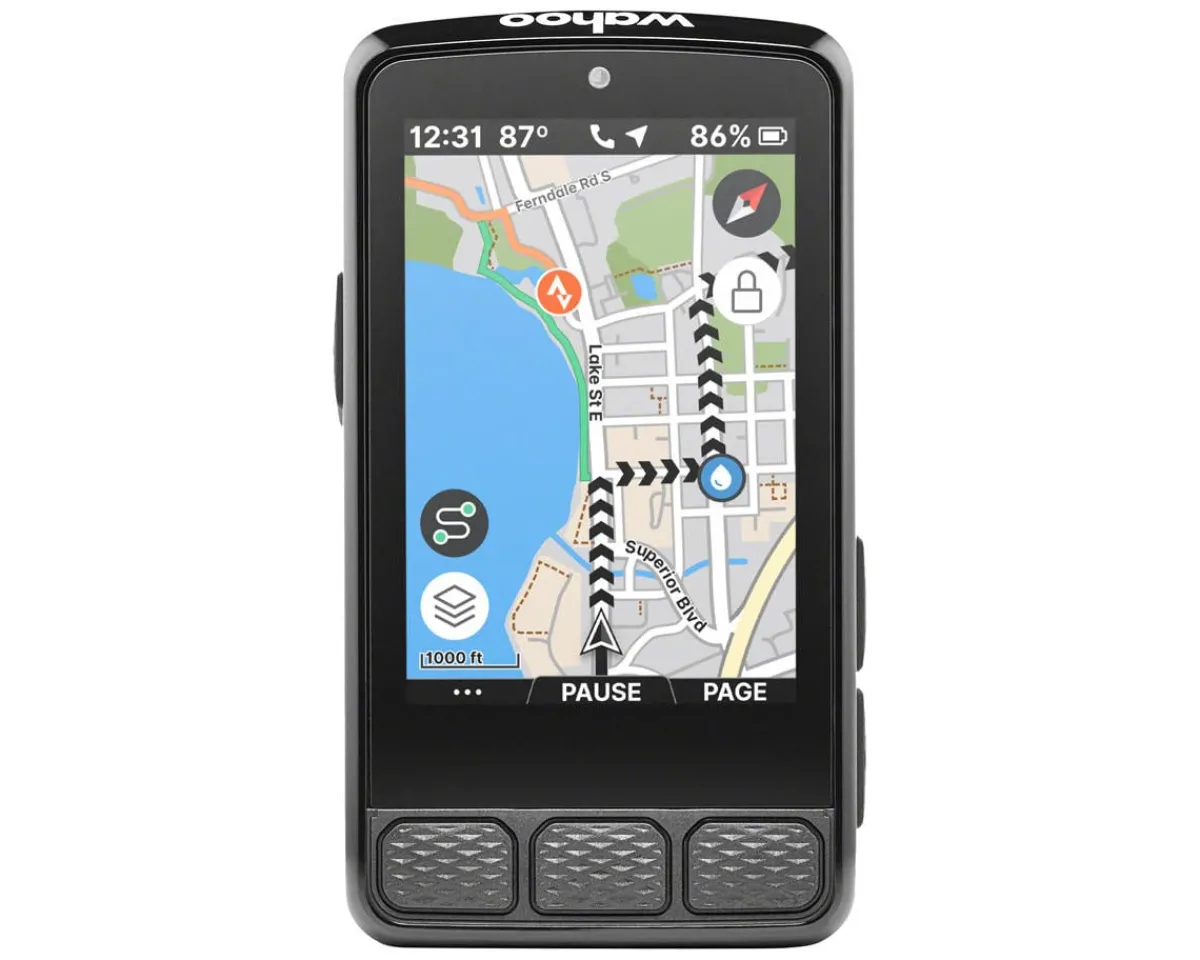 Wahoo Fitness Bike Computers|Hot & New Products|ELEMNT ROAM 3 GPS Cycling Computer (Black)