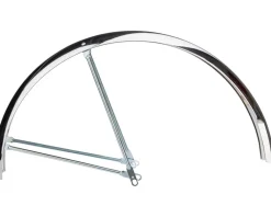 Wald Racks, Fenders, & Trailers|Balloon Fender Set (Chrome) (Fits 26 x 2.125)