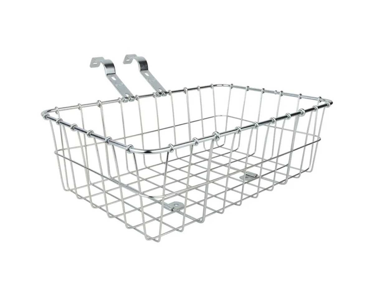 Wald Racks, Fenders, & Trailers|1372 Bolt-On Front Basket (Silver)
