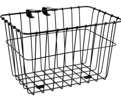 Wald Racks, Fenders, & Trailers|135 Bolt-On Front Bike Grocery Basket (Black)