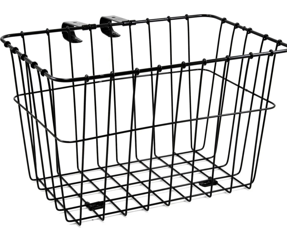 Wald Racks, Fenders, & Trailers|135 Bolt-On Front Bike Grocery Basket (Black)