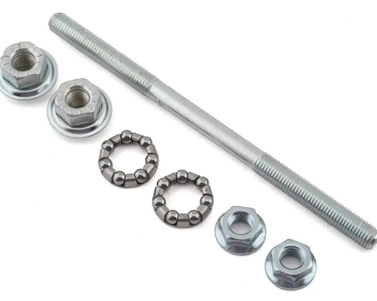 Wald Wheels & Parts|#188 Front Axle Set (Silver) (5/16" x 5-1/2") (24TPI)