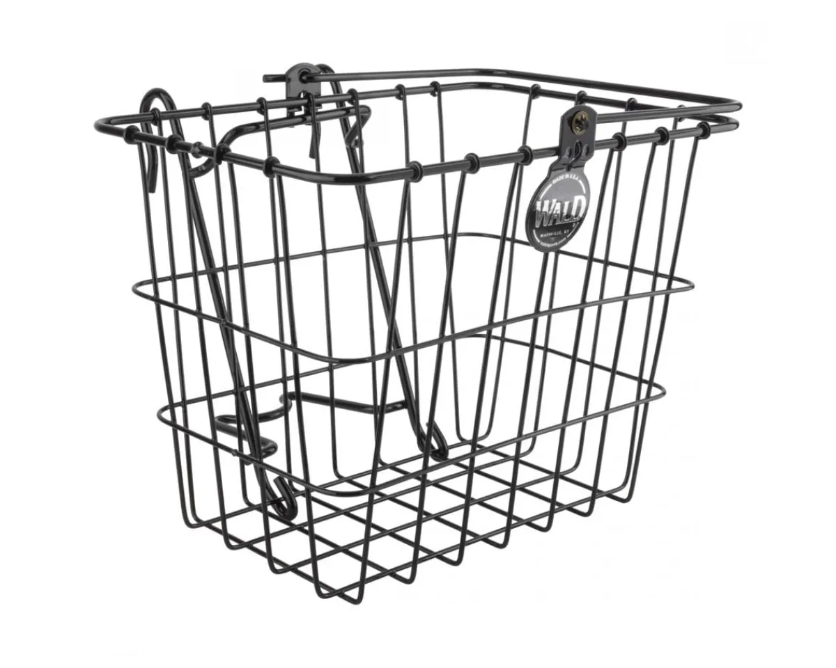 Wald Racks, Fenders, & Trailers|114GB Compact Slip On Front Basket (Black)