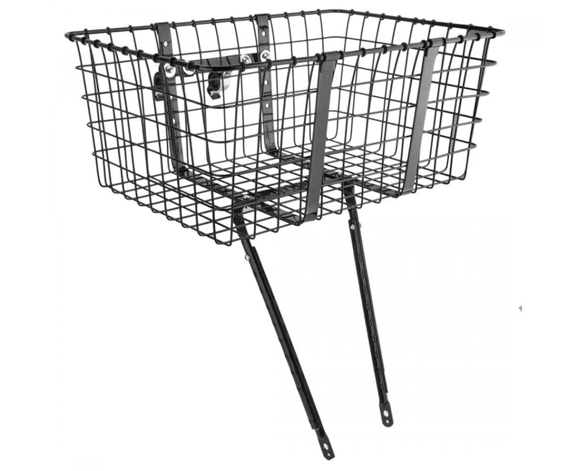Wald Racks, Fenders, & Trailers|157 Giant Front Delivery Basket (Gloss Black)