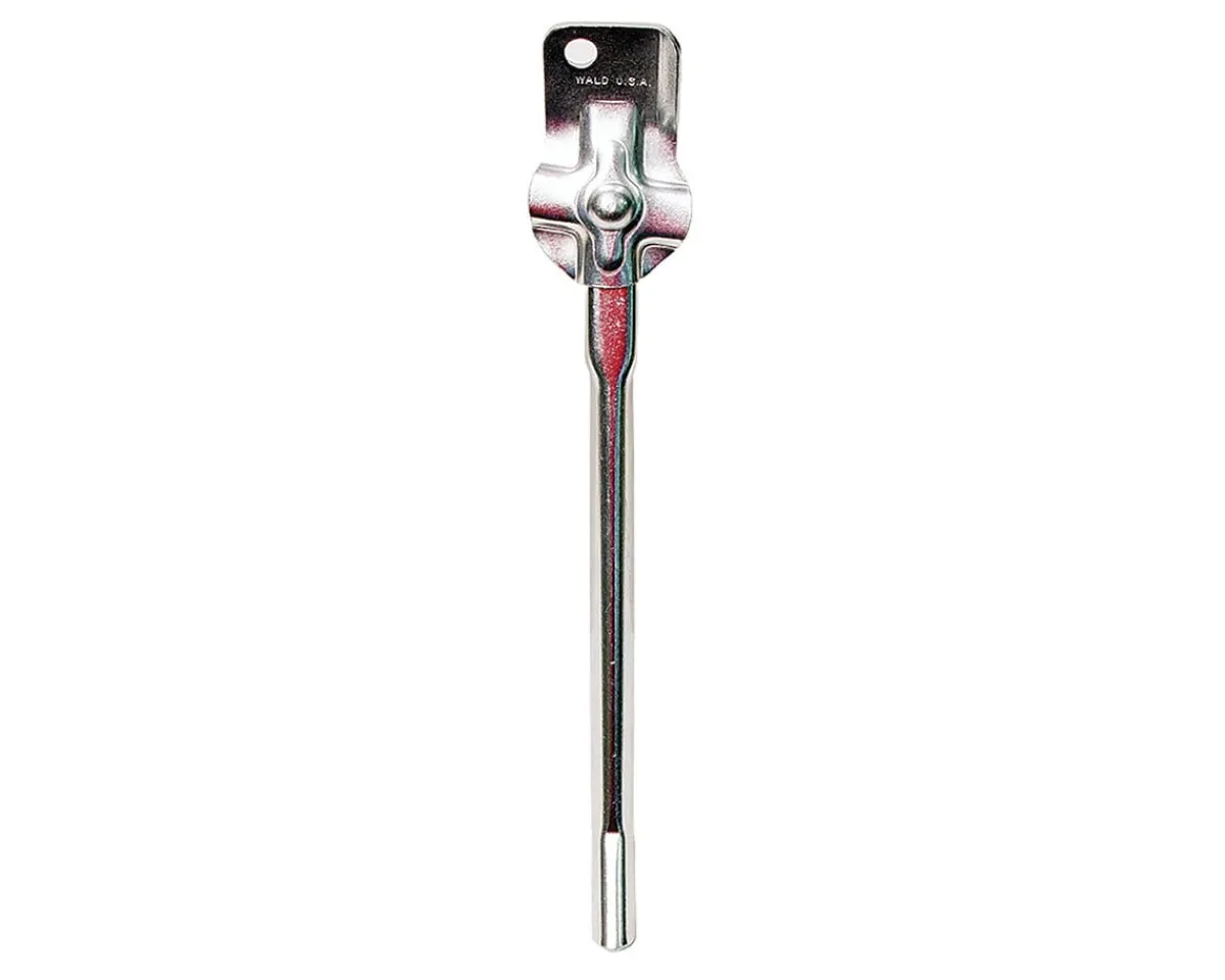 Wald Racks, Fenders, & Trailers|#67 Rear Axle-Mounted Kids Bike Kickstand (Silver) (16") (For 3/8" Bolt-On Rear Axles)