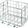Wald Racks, Fenders, & Trailers|582 Side-Mount Folding Rear Basket (Silver)