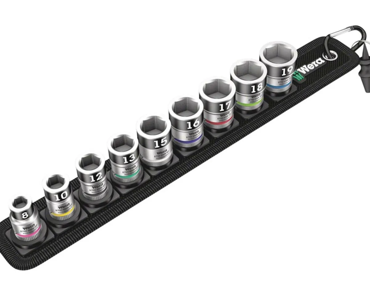 Wera Tools|Belt B 1 Zyklop Bit Socket Set (3/8")