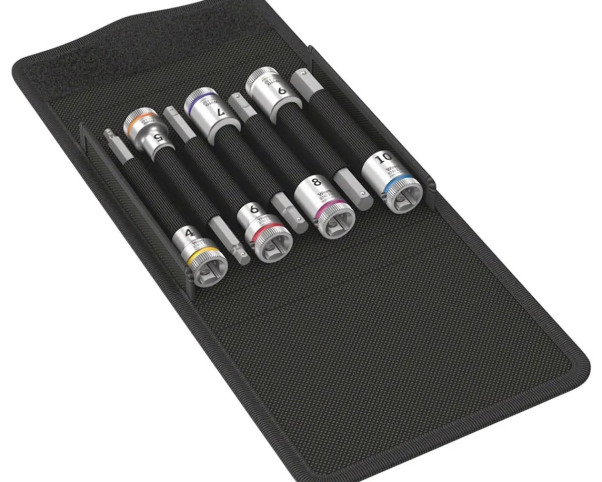 Wera Tools|8740 B HF 1 Zyklop Bit Socket Set With Holding Function (3/8" Drive)