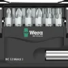 Wera Tools|Bit-Check 12 Metal 1 Bit Holder & Bit Set (1/4" Drive)