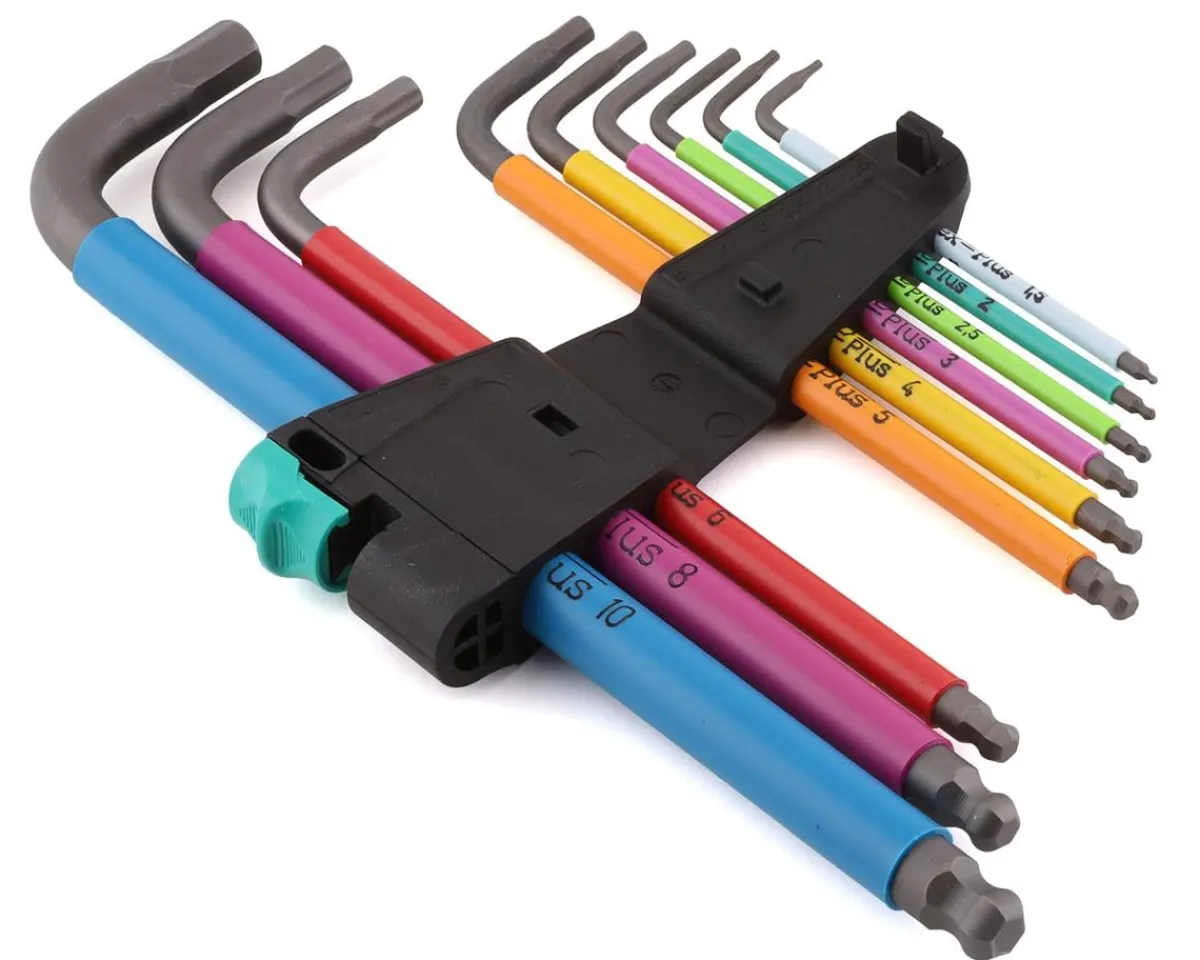 Wera Tools|950/9 Hex-Plus Multicolor L-Key Wrench Set (Metric)