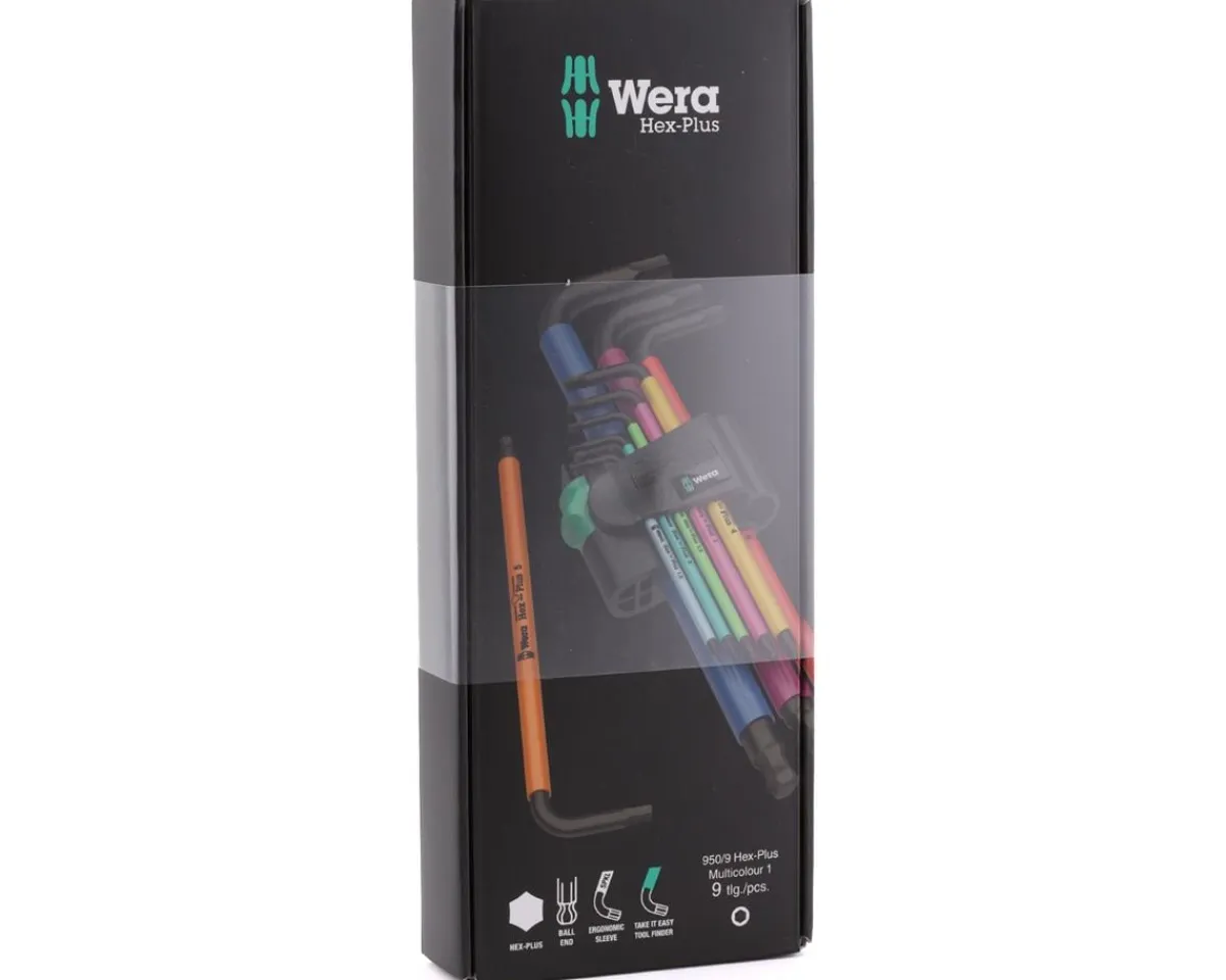 Wera Tools|950/9 Hex-Plus Multicolor L-Key Wrench Set (Metric)