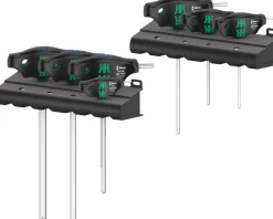 Wera Tools|454/7 HF Set 1 Hex Screwdriver T-Handle Set (Metric) (7 Piece)