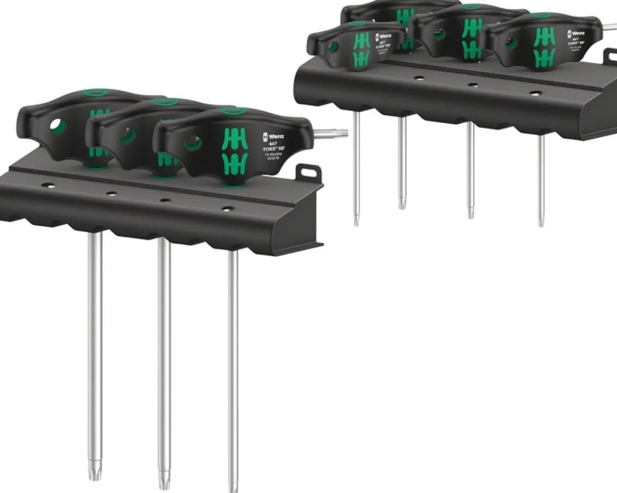 Wera Tools|467/7 HF Set T-Handle Torx Wrench Set (7 Piece)