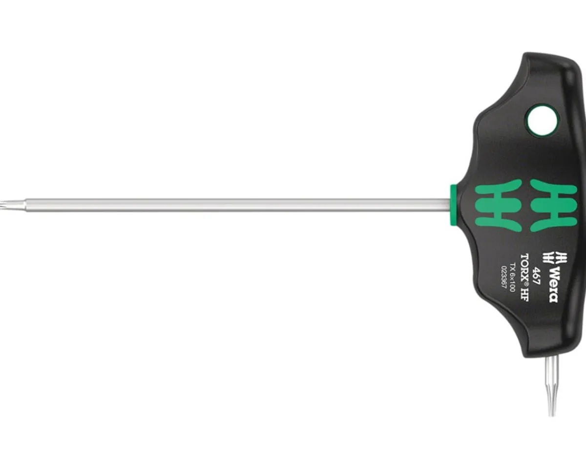 Wera Tools|467 TX HF T-Handle Torx Wrench (100mm) (T6)