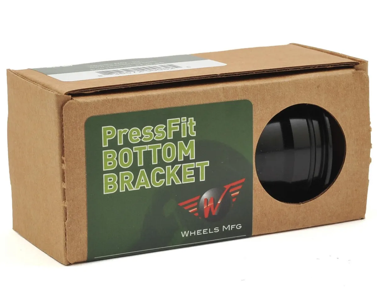 Wheels Manufacturing Bottom Brackets & Parts|Bottom Bracket (Black) (PF30) (30mm Spindle)