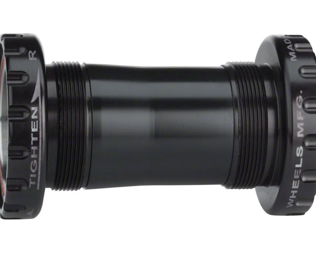 Wheels Manufacturing Bottom Brackets & Parts|BSA 30 Bottom Bracket (Black) (BSA) (Fits 104mm+ Spindles) (Angular Contact Bearings)