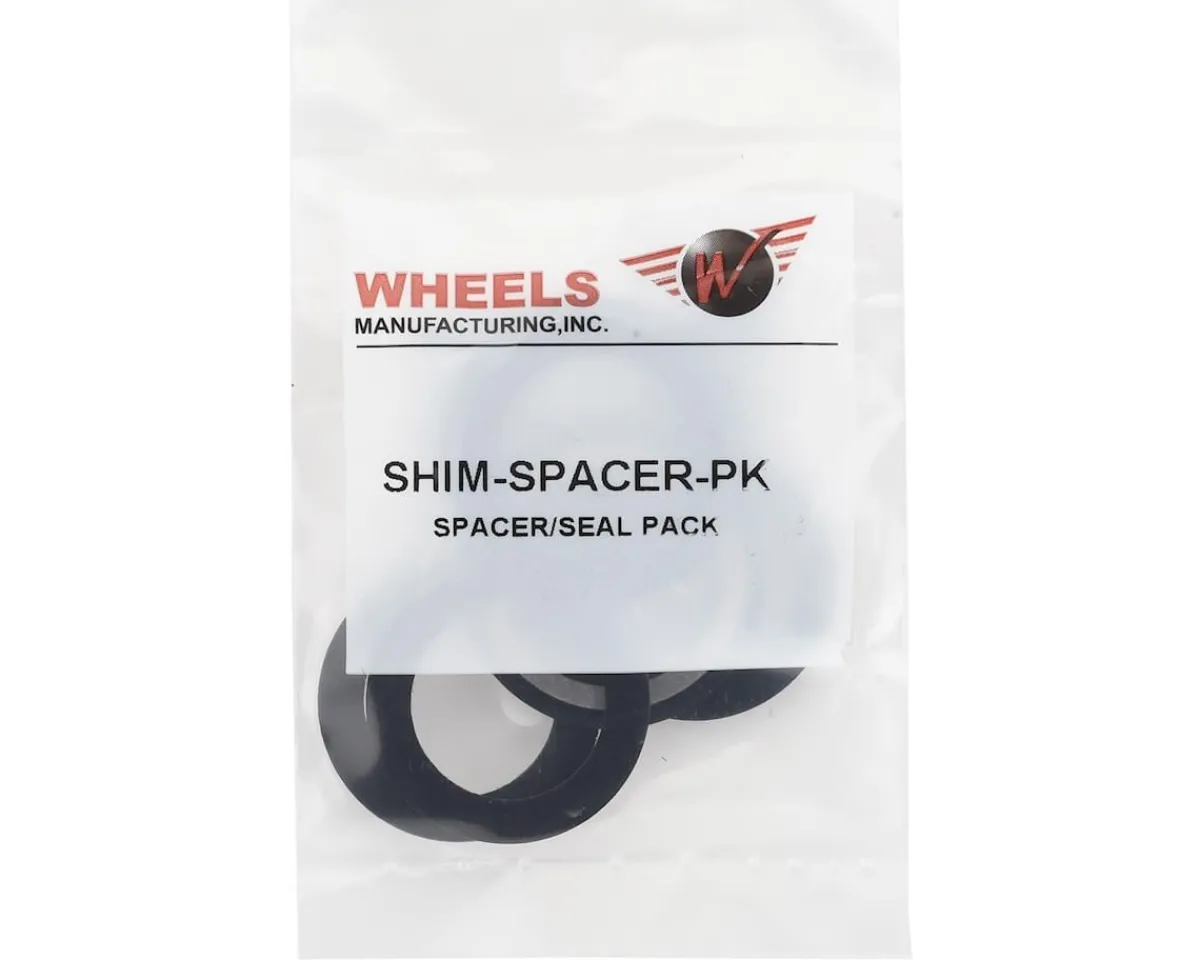 Wheels Manufacturing Bottom Brackets & Parts|24mm Bottom Bracket Spacer Pack (Black)